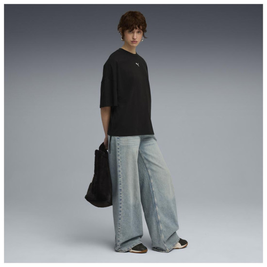 Puma Γυναικεία κοντομάνικη μπλούζα Dare to Oversized Ruched Tee